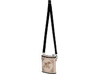 Фляга 503(белая кожа) , 0,5 л