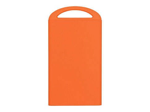 Портативное зарядное устройство Shine с зеркальной гравировкой, 4000 mAh, оранжевый