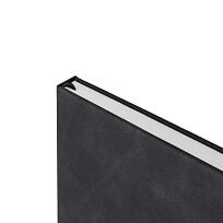 Ежедневник Horizon, недатированный, серый с черным