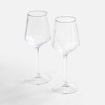 Набор из 2 бокалов для вина Fasetti