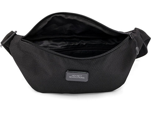 Универсальная водостойкая сумка на пояс Bumble из переработанного пластика, черный