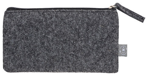 Пенал из RPET-фетра Felt, серый