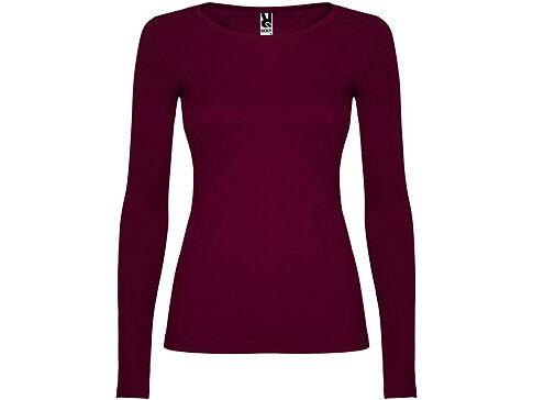 Футболка с длинным рукавом Extreme женская, гранатовый