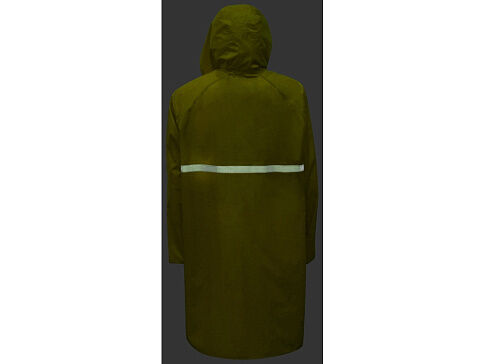 Длинный дождевик Lanai  из полиэстера со светоотражающей тесьмой, желтый