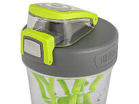 Шейкер из пластмассы с крышкой-дозатором TP4086GR 0.71L, прозрачный