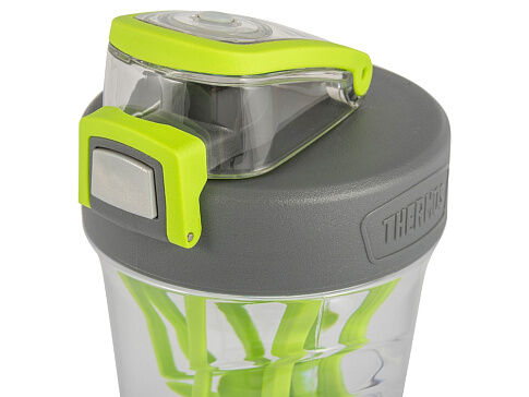 Шейкер из пластмассы с крышкой-дозатором TP4086GR 0.71L, прозрачный