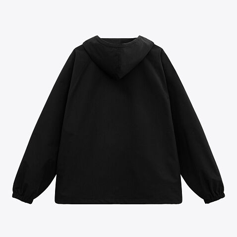 Ветровка оверсайз, унисекс RISSMAN, черная