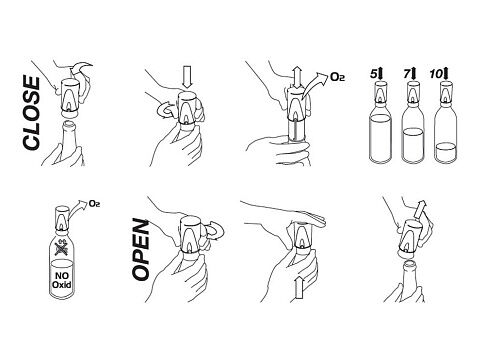 Вакуумная пробка для вина Vacuum, серебристый