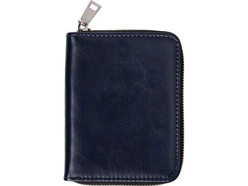 Картхолдер на молнии для 8 пластиковых карт с RFID защитой Fabrizio, синий