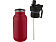 Lina, спортивная бутылка из нержавеющей стали объемом 400 мл с трубочкой и петлей, ruby red