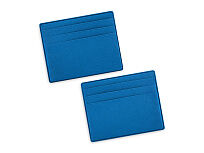 Картхолдер для денег и шести пластиковых карт Favor, синий (Р)