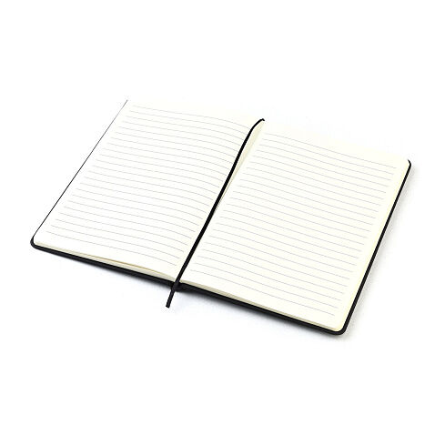 Блокнот A5 Monte в твёрдом переплёте, черный