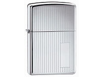 Зажигалка ZIPPO Classic с покрытием High Polish Chrome, латунь/сталь, серебристая, 38x13x57 мм