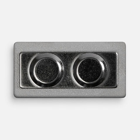 Значок Magnet Matto, серебристый