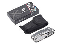 Мультитул Stinger, 100x45 мм, 11 функций, сталь, серебристый, в комплекте нейлоновый чехол