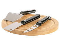 Набор для сыра с приборами Fabrizio, черный