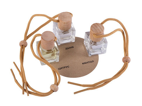 Набор автоароматов Boho 3, крафтовый тубус