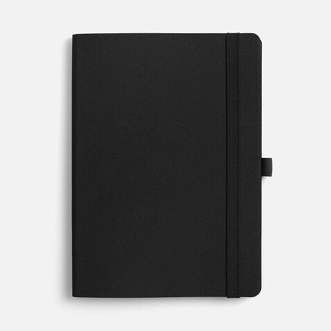 Ежедневник Peel Flex, недатированный, черный