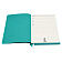 Ежедневник A5 недатированный Gabby в мягком переплёте, бирюзовый