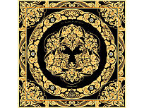 Платок Златоустовская гравюра