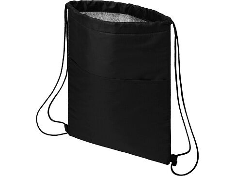 Сумка-холодильник Oriole на шнуровке на 12 банок, черный