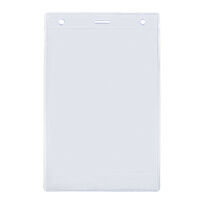 Карман для бейджа Lucid, вертикальный, из фактурного ПВХ