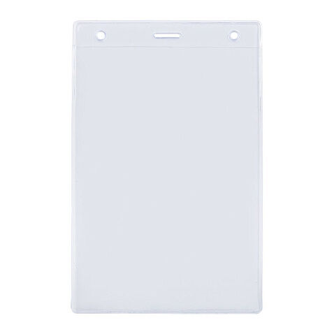 Карман для бейджа Lucid, вертикальный, из фактурного ПВХ