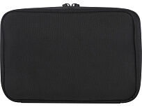 Сумка-органайзер Rise из материалов, переработанных согласно стандарту GRS - сплошной черный