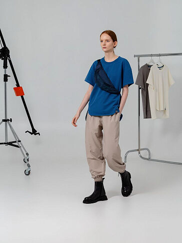 Поясная сумка Triangel, синяя