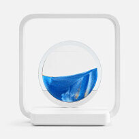 Интерьерный светильник с беспроводной зарядкой Sandflow, белый