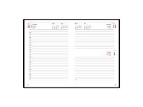 Ежедневник А5 датированный Velvet 2025, синий