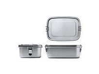 Ланч-бокс BRENA из нержавеющей стали 304, серебристый