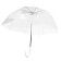 Зонт-трость Klar с прозрачным куполом, белый