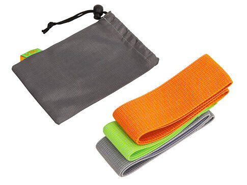 Набор тканевых фитнес резинок, 5см