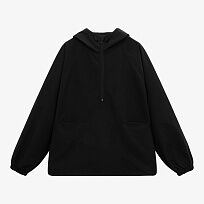 Ветровка оверсайз, унисекс RISSMAN, черная