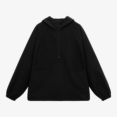 Ветровка оверсайз, унисекс RISSMAN, черная