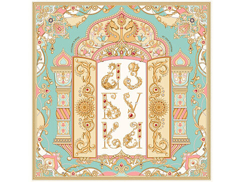 Платок Русская Азбука