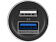 Адаптер автомобильный USB с функцией быстрой зарядки QC 3.0 TraffIQ, черный/серебристый
