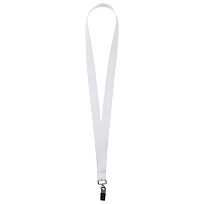 Лента для бейджа Neckband, белая