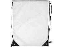 Рюкзак-мешок на шнуровке Reviver из переработанного пластика, белый