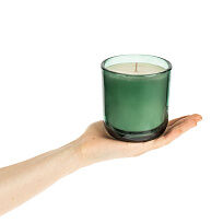 Ароматическая свеча Vitral, дубовый мох и пачули, зеленая