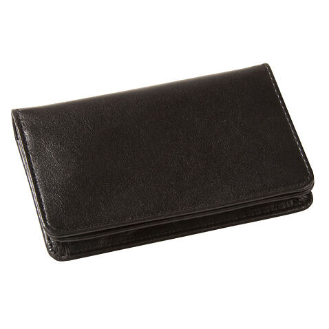 Футляр для визиток «Парма», черный Футляр для визиток «Парма», черный