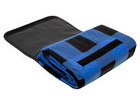 Плед для пикника Recreation, синий/черный (Р)