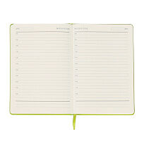 Ежедневник A5 недатированный Dear в твёрдом переплёте, салатовый