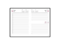 Ежедневник датированный А5 Ideal New 2025, бордовый