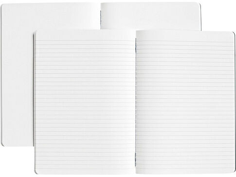 Комплект из двух блокнотов Karst формата A5 с листами из каменной бумаги, slate grey