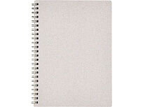 Блокнот Bianco формата A5 на гребне, белый