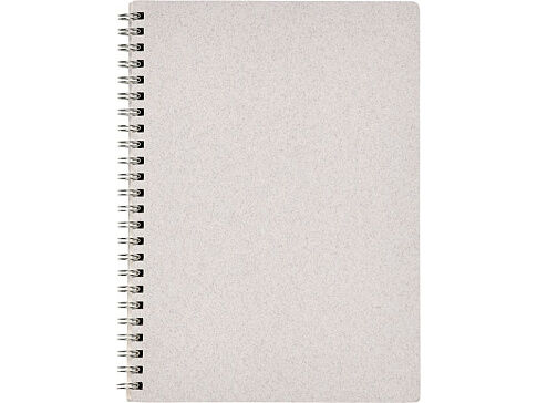 Блокнот Bianco формата A5 на гребне, белый