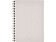 Блокнот Bianco формата A5 на гребне, белый