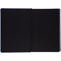 Ежедневник Alanis, недатированный, черный c синим